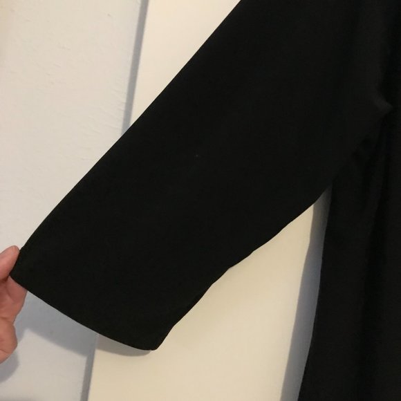 American City Wear 3X black jacket tunic with sparkly mock tank attached. - Picture 15 of 16